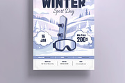 Winter Season Sport Poster Template, a Flyer Template by MightyDesign (Thumbnail 3 of 8)