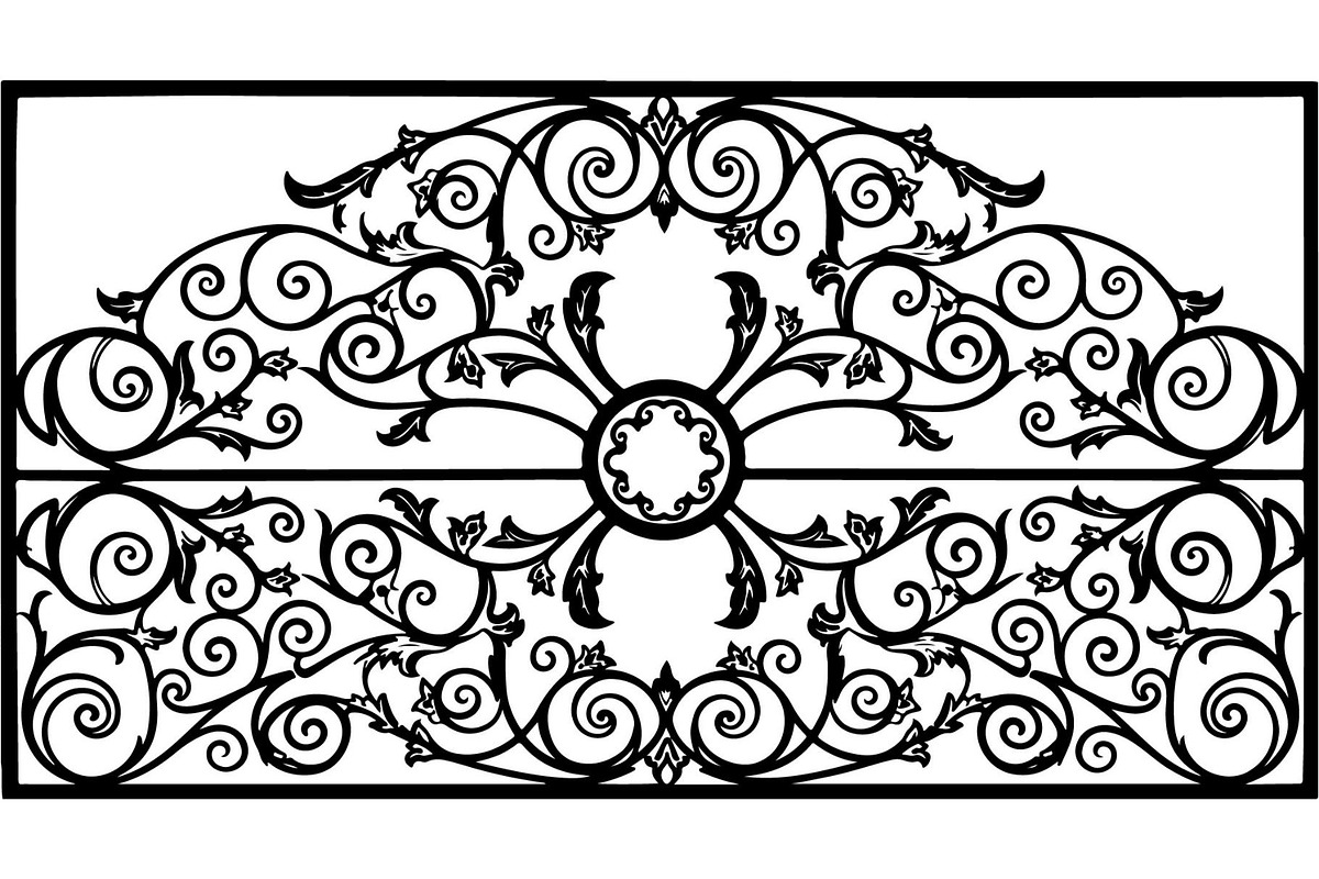 Vintage Ornamental Panel Frame, a Decorative Illustration by Designer_Momina (Photo 11 of 21)