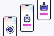 50 Cyberpunk Icons, an Outline Icon by Side Project (Thumbnail 7 of 9)