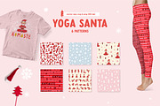 Yoga Santa - Elements&Patterns, an Object Graphic by Apolinarias Art (Thumbnail 5 of 10)