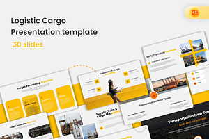 Logistics & cargo PowerPoint, a Presentation Template by Premast