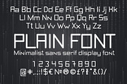Plain Minimalist Sans Serif Font, a Sans Serif Font by Oleg Tokarev Art (Thumbnail 1 of 2)