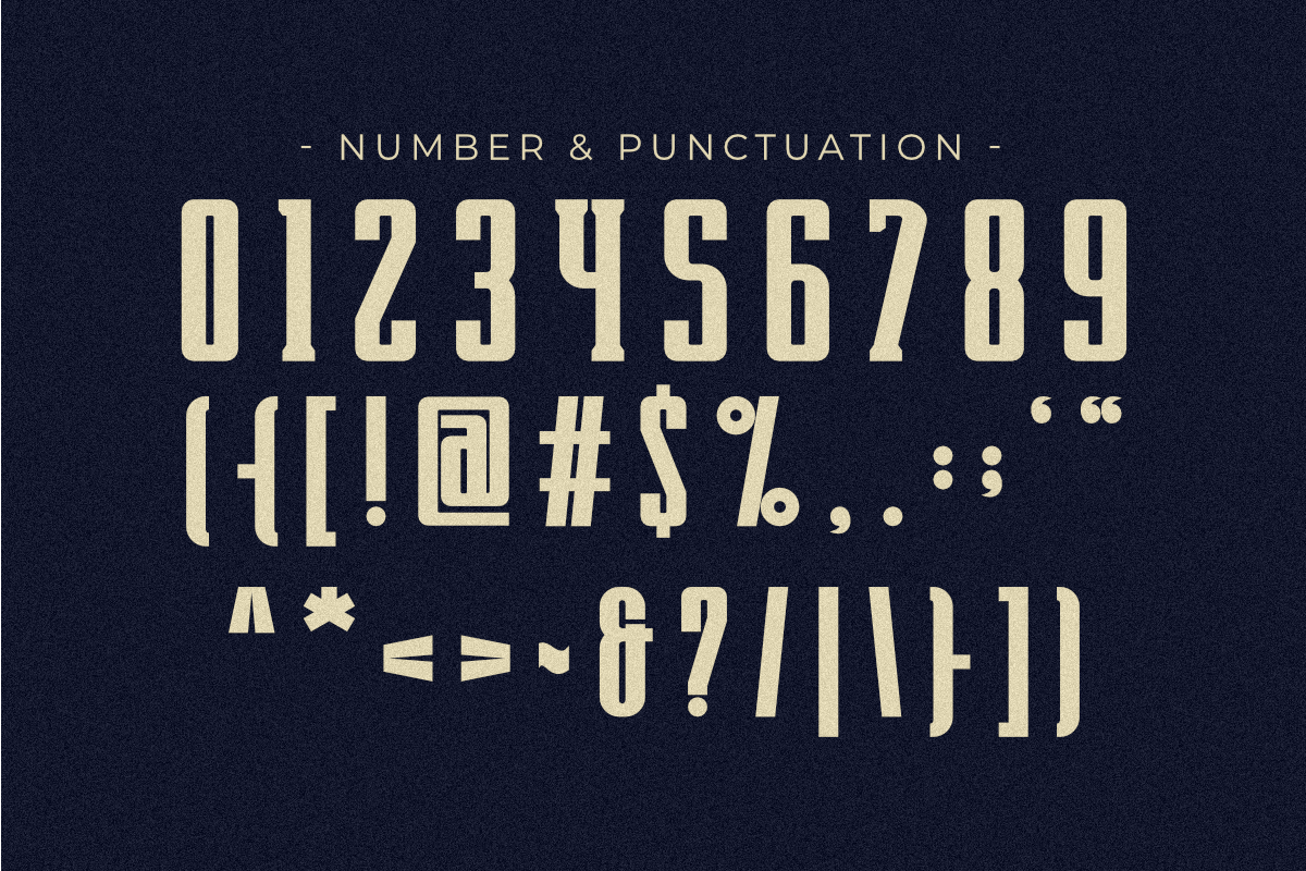 Varsity Holiday - Condensed Slab, a Slab Serif Font by Pian45 Studio (Photo 4 of 12)