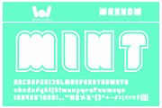 fresh mint font, a Font by weknow (Thumbnail 2 of 5)