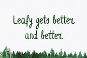 Leafy Extended Brush Font, a Script Font by Wild Ones (Thumbnail 7 of 8)