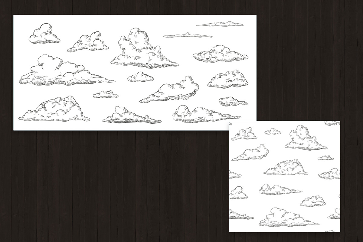 Set sketches of clouds, an Object Graphic by CGterminal (Photo 2 of 5)