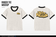Ringer Tee Mockup, a Shirt Mockup by Irhasalfahad (Thumbnail 3 of 4)