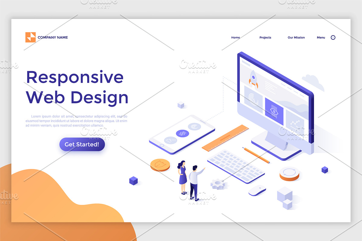 Isometric Solutions Mini. Part 14, a Templates & Theme by Andrew Kras Design (Photo 3 of 15)
