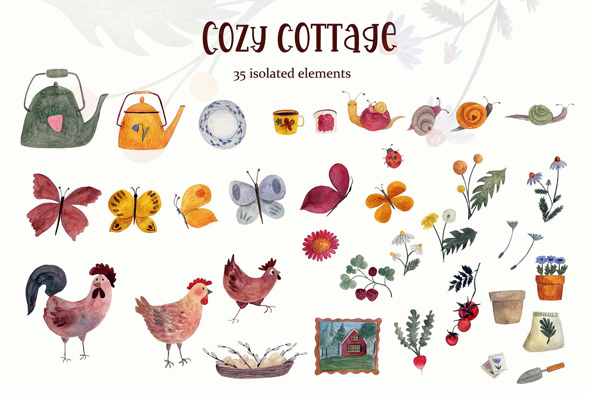 Cozy cottage, a Decorative Illustration by Katia Serdiuk (Photo 6 of 6)