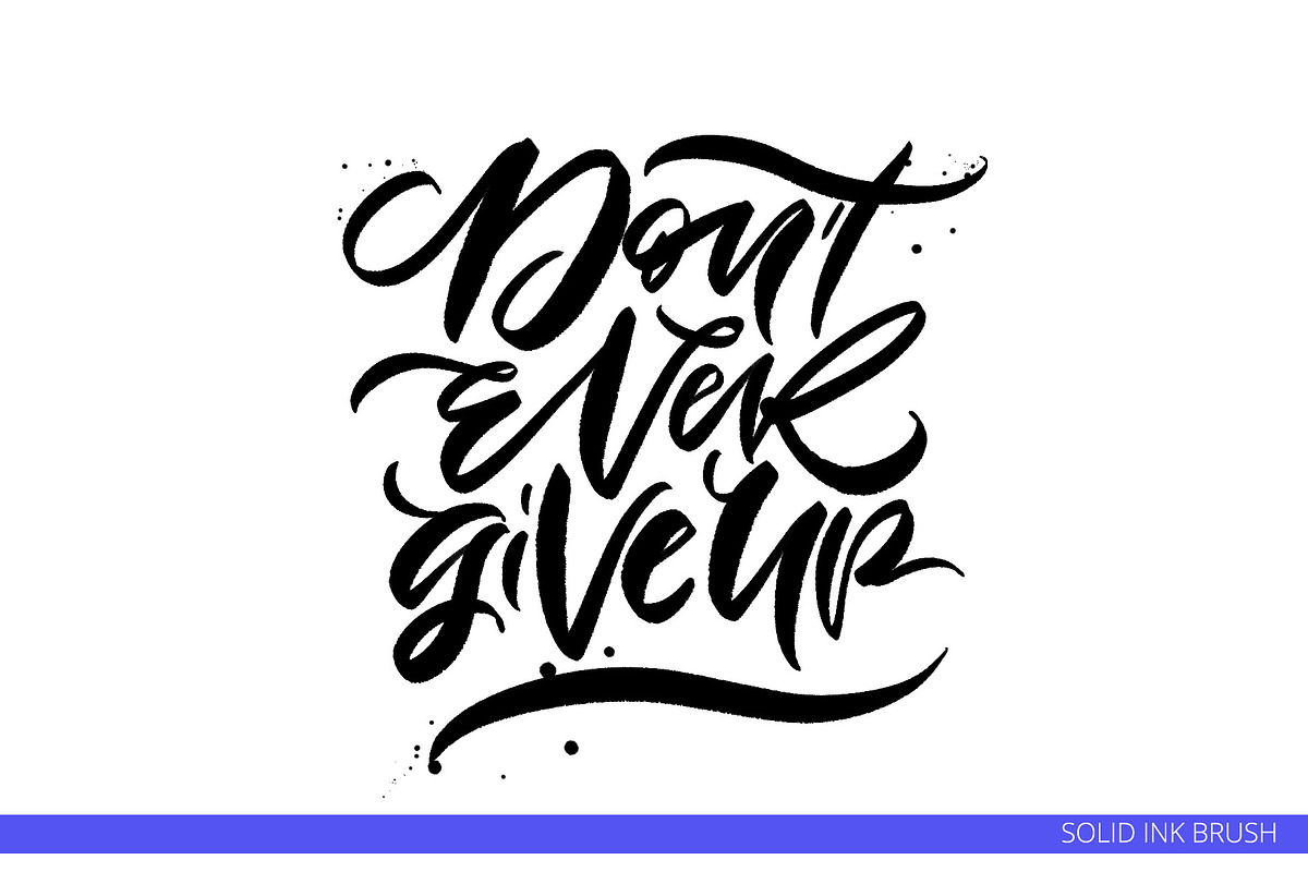 35 Lettering Brushes for Procreate, a Brush Add-On by PicByKate (Photo 12 of 14)