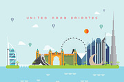 Landmarks Travel and Journey Vector, an Illustration by Noree (Thumbnail 5 of 6)