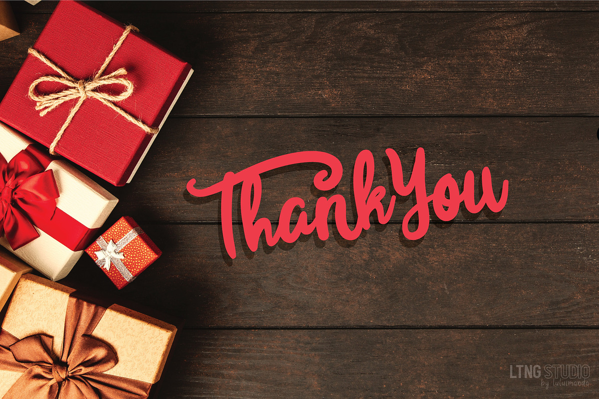 Joyfulness Script Font with Extras, a Script Font by LTNG STUDIO (Photo 14 of 14)