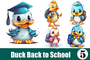 Duck Back to School, an Illustration by Wow Magic