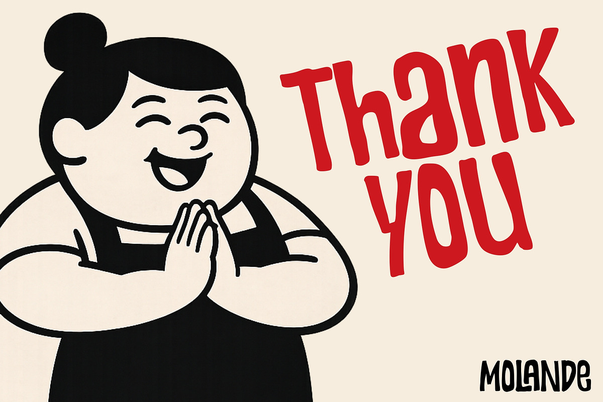 Molande - Display Playful Font, a Handwritten Font by VASTARD STUDIO (Photo 9 of 9)