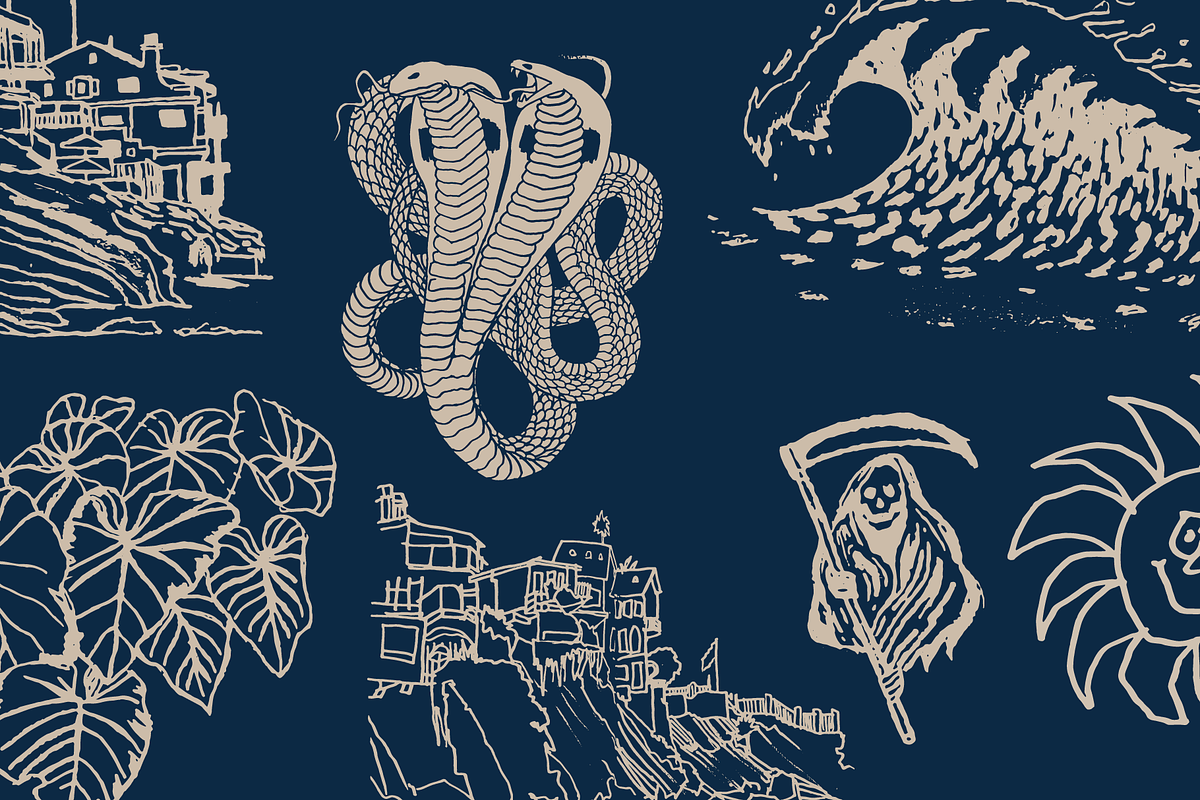 Coastal Elements 1, an Object Illustration by Nick Simon Art (Photo 6 of 6)