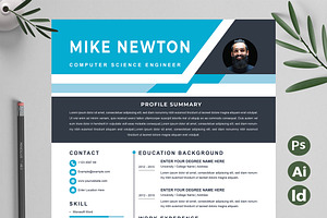 Job Application CV Modern Resume