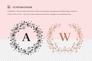 Floral wreath svg, Wildflower wreath, an Illustration by ClipartMuchLove (Thumbnail 4 of 7)