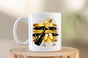 New Year Champagne Celebration PNG, an Object Graphic by Zahyl Studio (Thumbnail 6 of 7)