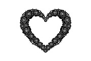 Floral Heart Wreath SVG Bundle, an Illustration by Gaye Art (Thumbnail 13 of 31)