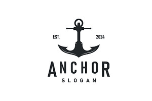 Marine ship vector anchor logo, a Branding & Logo Template by Maylianaw28