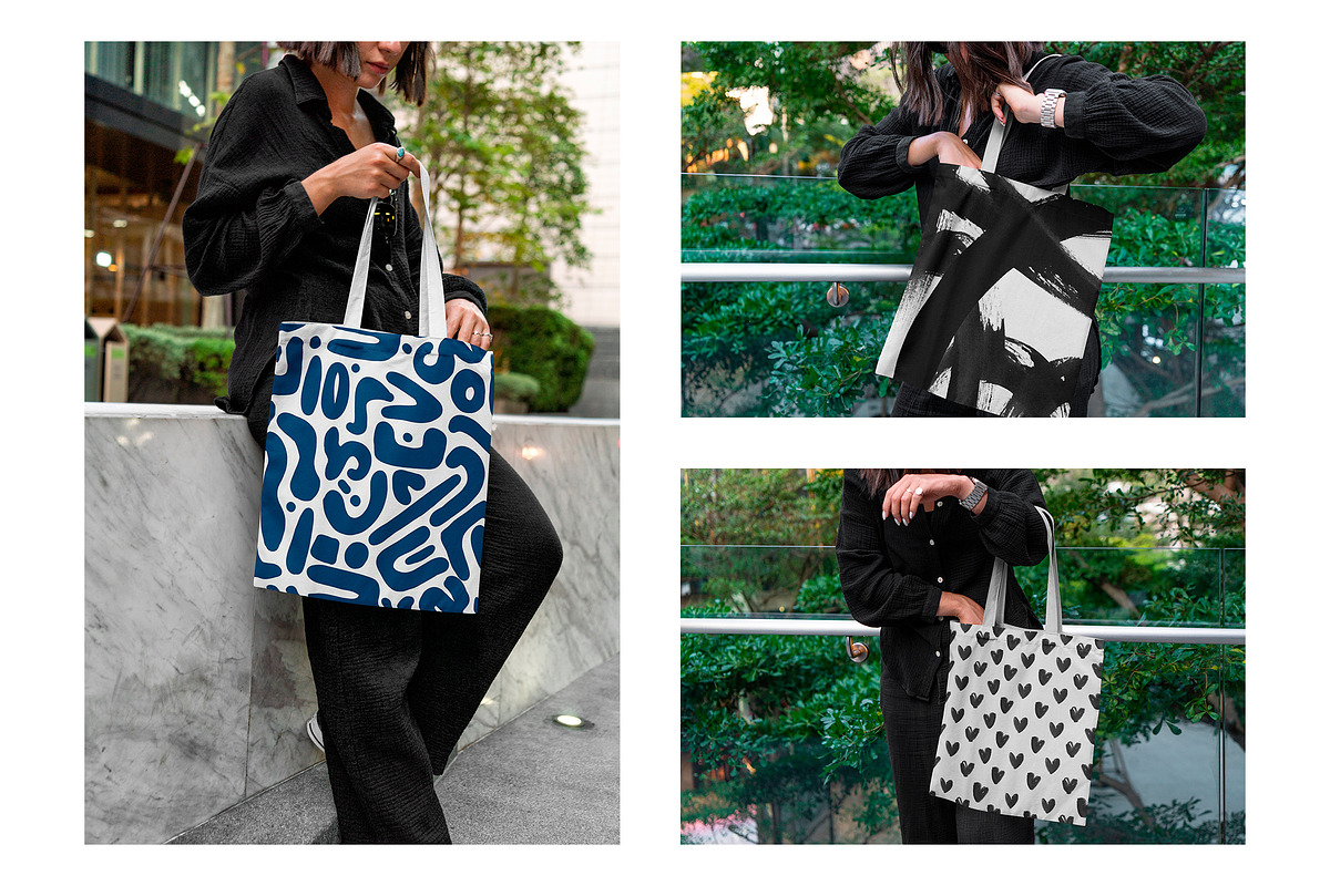 Tote Bag Urban MockUps, a Merchandise Mockup by Dikarte.Store (Photo 7 of 9)