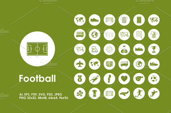 Football Simple Icons