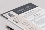 Resume Template with Photo / CV, a Resume Template by Klamp Studio (Thumbnail 7 of 9)