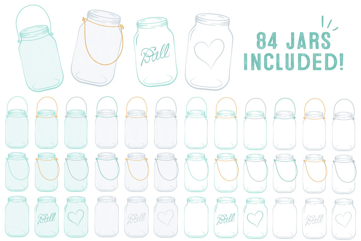 Aqua Jar Vectors & Clipart, an Illustration by Amanda Ilkov (Photo 4 of 4)