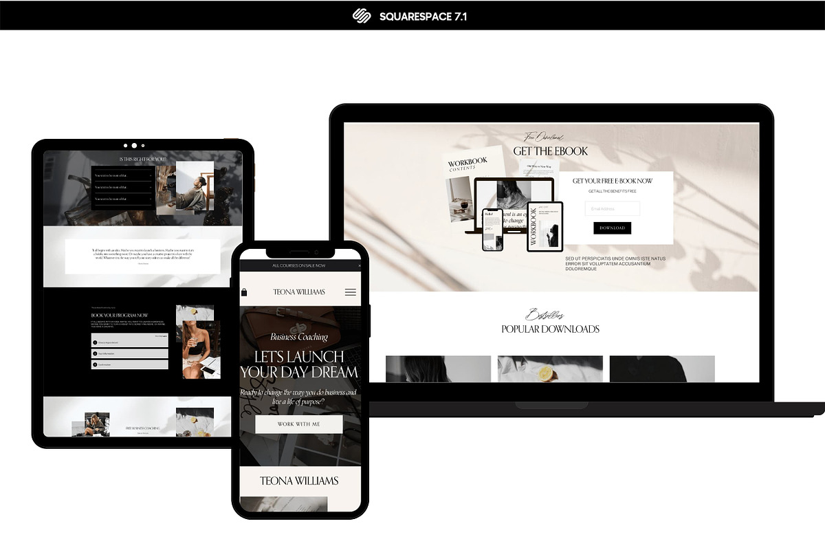 Squarespace Website Template, a Squarespace Template by Presentibox (Photo 8 of 12)