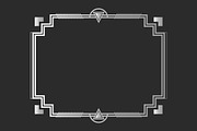 Silver Art Deco Frames Collection, a Decorative Illustration by PsychocheArt (Thumbnail 8 of 13)