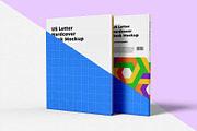 US Letter Hardcover Book Mockup, a Books & Magazine Mockup by Illusiongraphic (Thumbnail 14 of 29)