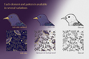 Dark Botanical Magic Clipart, a Decorative Illustration by PenguinArtStudio (Thumbnail 6 of 18)