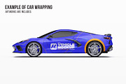 2020 Mid-Engine Supercar Coupe Set, an Advertising Mockup by Halal Graphic Studio (Thumbnail 7 of 12)