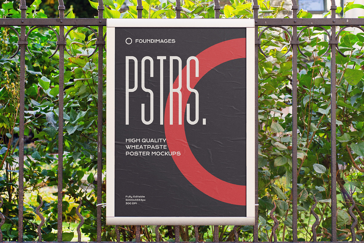 34 poster mockup bundle, an Advertising Mockup by FoundImages (Photo 26 of 34)