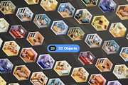 Isometric Room 3D Illustrations, an Architecture 3D Model by Rakata Studio (Thumbnail 5 of 7)