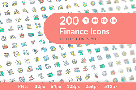 Finance Icons, a Duotone Icon by Kalash