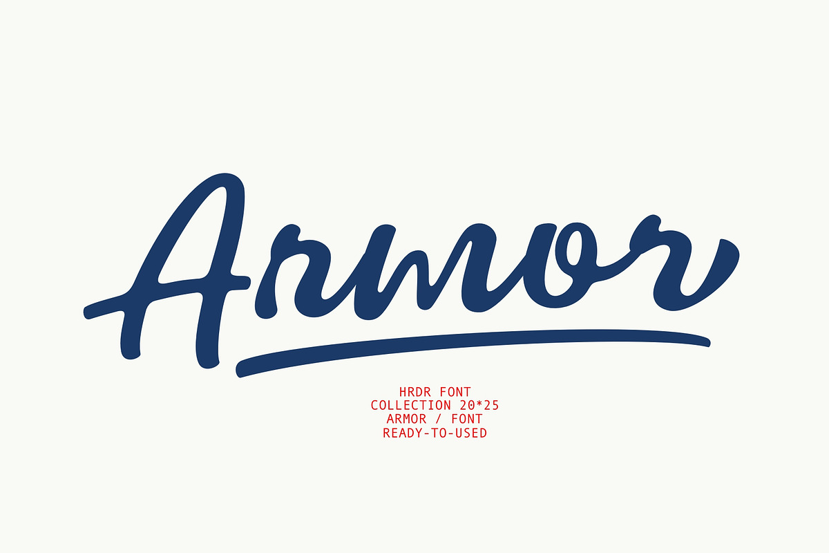 Armor - Elegant Script Font, a Script Font by HRDR (Photo 1 of 13)