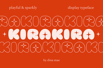 KiraKira - Playful Sparkly Typeface