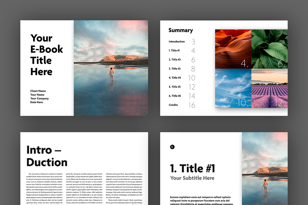 Interactive eBook Layout, a Brochure Template by tomsarraipodesign (Photo 2 of 2)