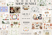 BUNDLE 10000 - 68 IN 1 graphic, an Illustration by LiChu Art (Thumbnail 1 of 69)