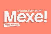 Mexe, a Font by Rodrigo Typo (Thumbnail 1 of 5)
