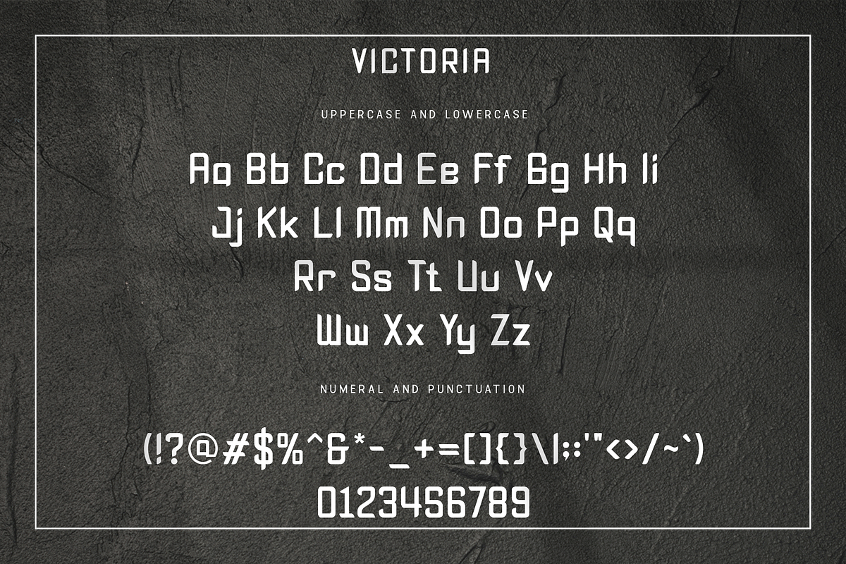 Victoria - Modern Film Font, a Sans Serif Font by overlaytemplates (Photo 5 of 5)