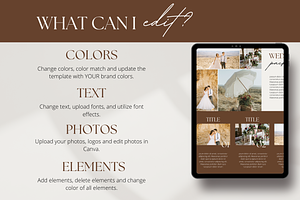 Photographer Canva Website