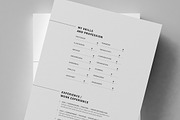 12 Pages - Minimal Resume CV, a Resume Template by Egotype (Thumbnail 4 of 5)