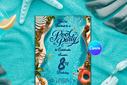 Pool Birthday Party Invitation, an Invitation Template by InvitingStorys (Thumbnail 1 of 12)