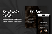 Trichology Canva Instagram Templates, a Social Media Template by Xenié Creative (Thumbnail 9 of 10)