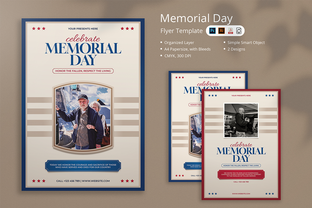 Tuaka - Memorial Day Flyer, a Flyer Template by Attype (Photo 1 of 3)