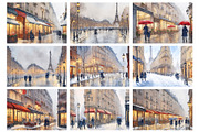 Paris Landscape, a Background Graphic by by creative paper (Thumbnail 12 of 13)