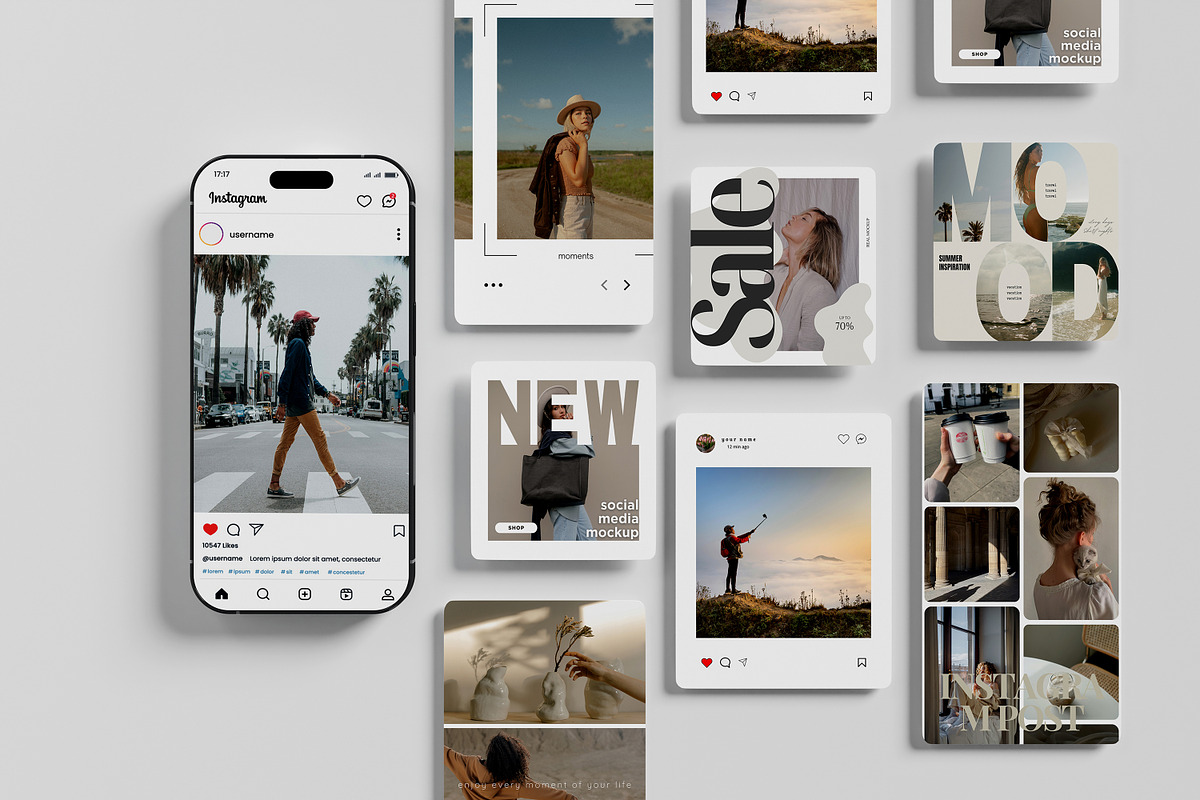 Social Media Mockups, an iPhone Mockup by Getdesign (Photo 5 of 5)