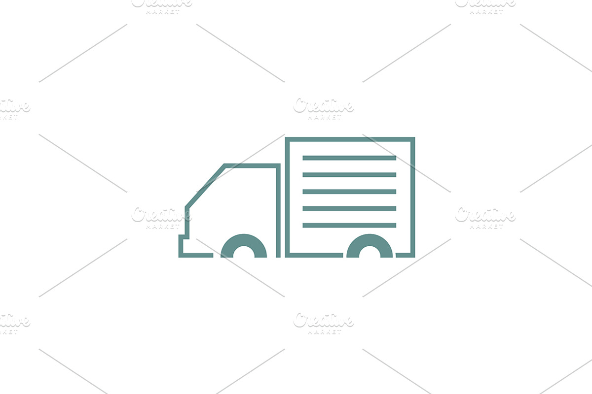 20 Logo Truck Templates Bundle, a Branding & Logo Template by Friendesigns (Photo 16 of 21)
